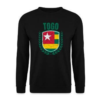 Togo - Sweat-shirt Unisexe - noir - Devant - Alina (178cm) & Michal (187cm)