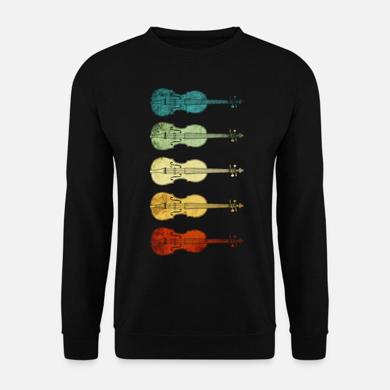 Instrument de violon Violon - Sweat-shirt Unisexe - noir
