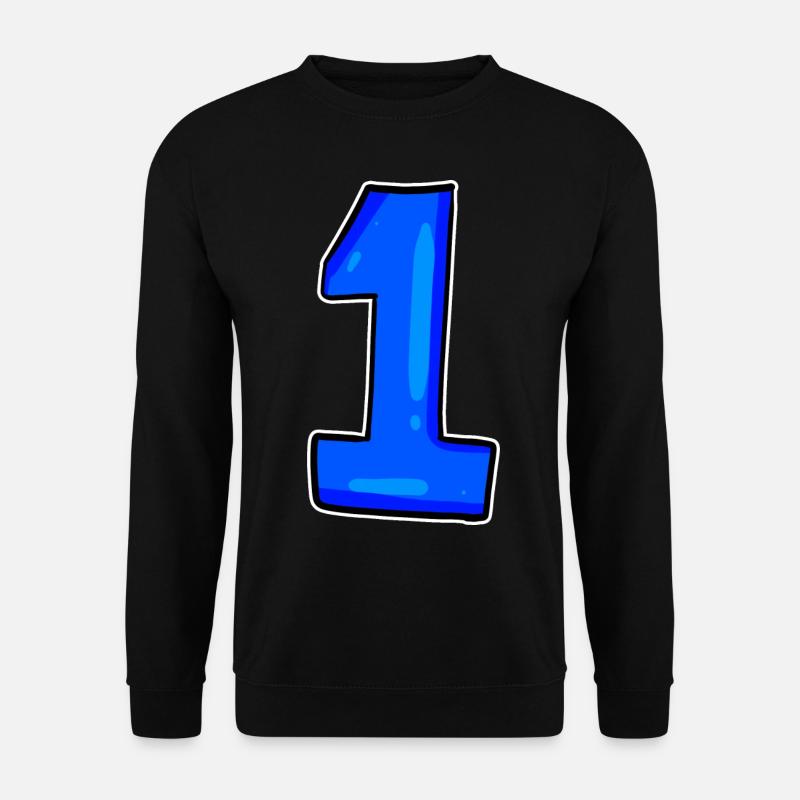 1 blue - Unisex Sweatshirt - black