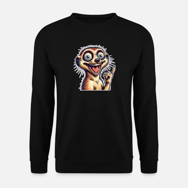 Erdmännchen - Unisex Pullover - Schwarz