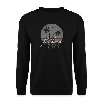 Mallorca 2026 - Unisex Sweatshirt - black - Front - Alina (178cm) & Michal (187cm)