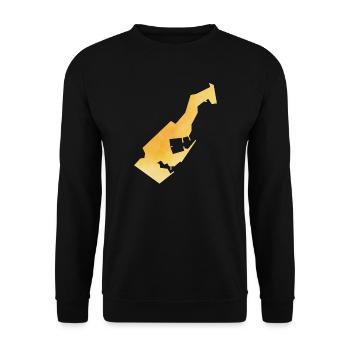 Monaco - Unisex Sweatshirt - black - Front - Alina (178cm) & Michal (187cm)