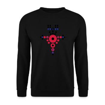 viking - Unisex Sweatshirt - black - Front - Alina (178cm) & Michal (187cm)