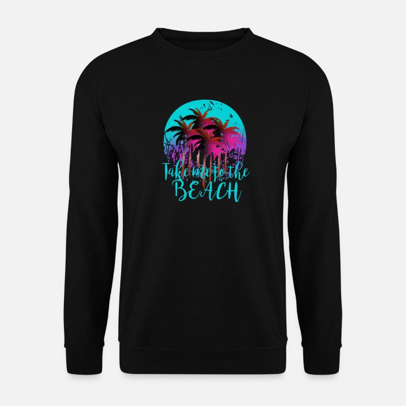 L’été, Emmène-moi à la plage - Sweat-shirt Unisexe - noir