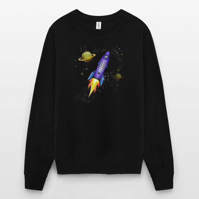 Fusée dans l'espace Sweat-shirt Unisexe