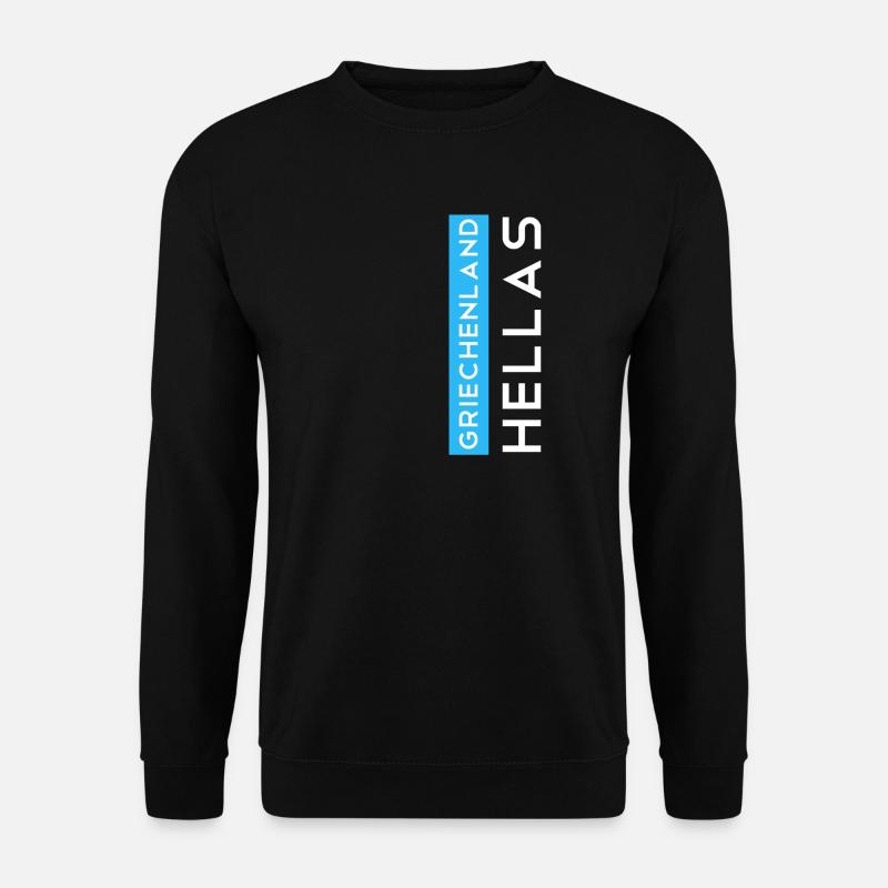 Griechenland Hellas - Unisex Pullover - Schwarz