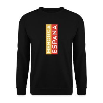 Menorca Souvenir T-Shirt Pullover Menorca - Unisex Pullover - Schwarz - Vorne - Alina (178cm) & Michal (187cm)