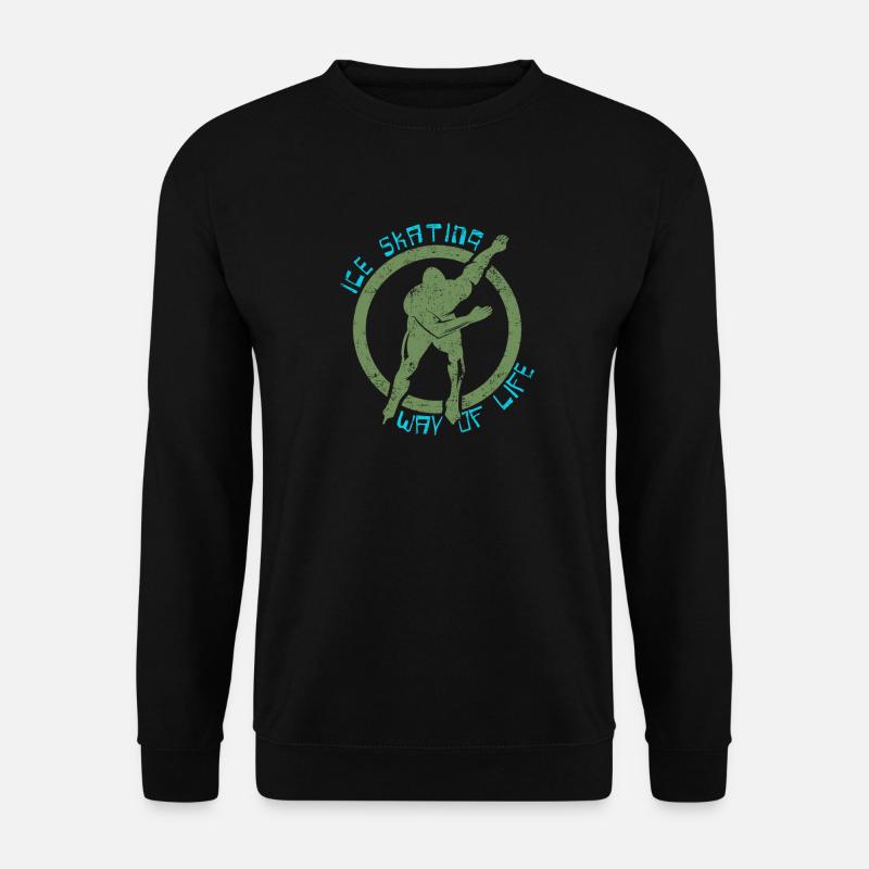 Eislaufen - Unisex Pullover - Schwarz