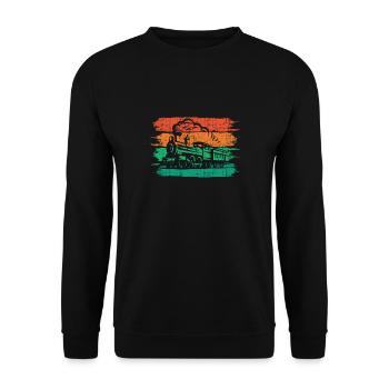 Zug - Unisex Pullover - Schwarz - Vorne - Alina (178cm) & Michal (187cm)