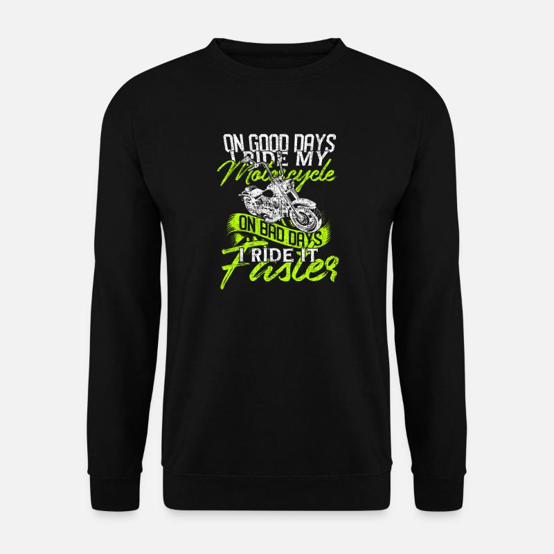 motorcycle - Unisex Sweatshirt - black