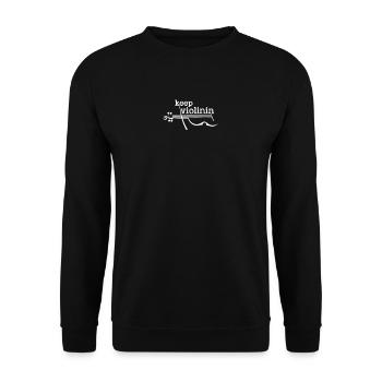 Violin violin - Unisex Sweatshirt - black - Front - Alina (178cm) & Michal (187cm)