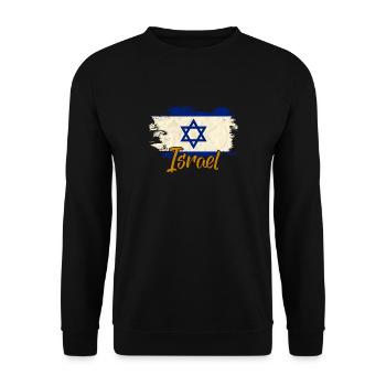 Israël - Sweat-shirt Unisexe - noir - Devant - Alina (178cm) & Michal (187cm)