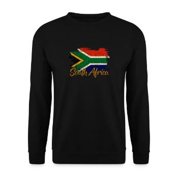 Afrique du Sud - Sweat-shirt Unisexe - noir - Devant - Alina (178cm) & Michal (187cm)