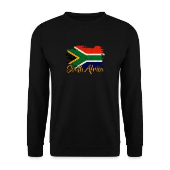 Südafrika - Unisex Pullover - Schwarz - Vorne - Alina (178cm) & Michal (187cm)