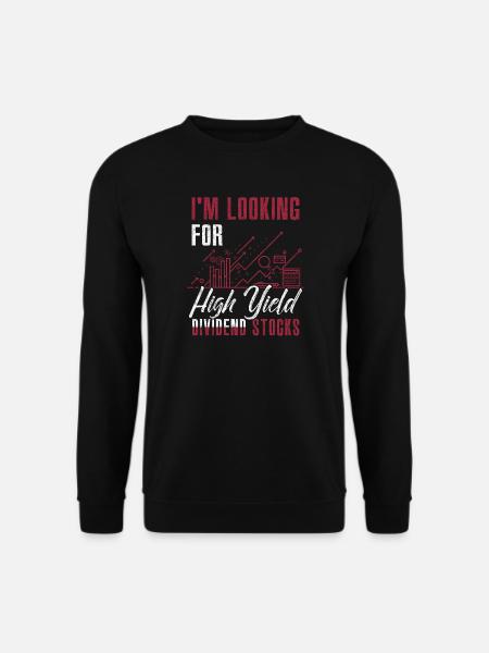 Aktien Dividende - Unisex Pullover - Schwarz