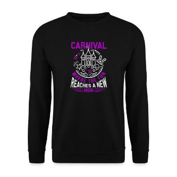 carnaval - Sweat-shirt Unisexe - noir - Devant - Alina (178cm) & Michal (187cm)