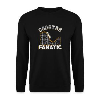 Achterbahn - Unisex Pullover - Schwarz - Vorne - Alina (178cm) & Michal (187cm)