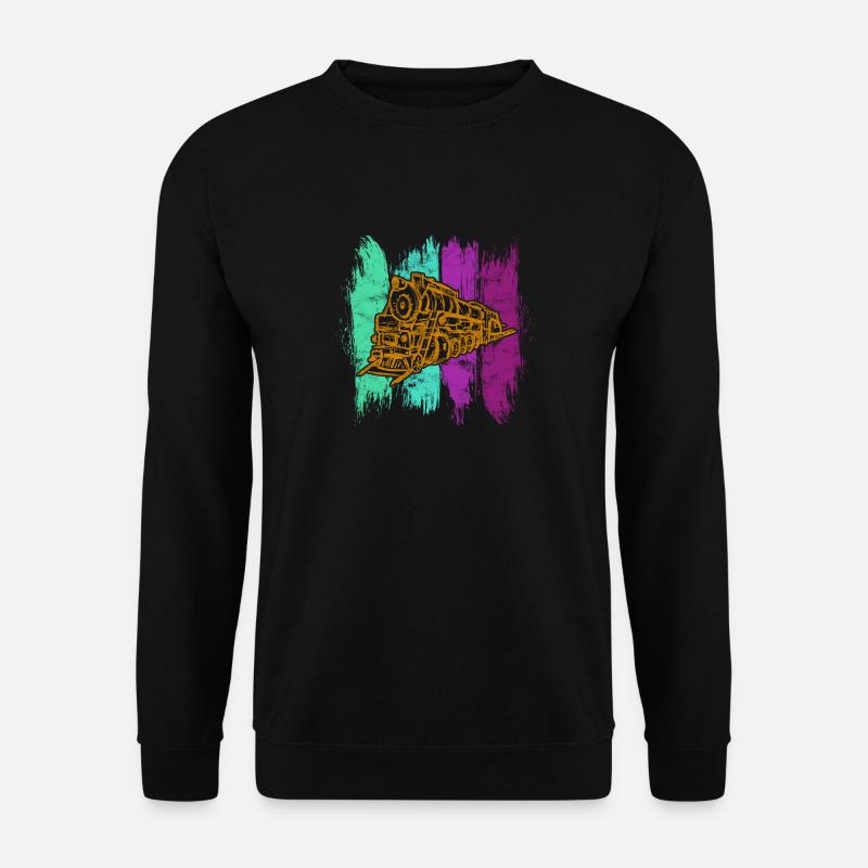 train - Sweat-shirt Unisexe - noir