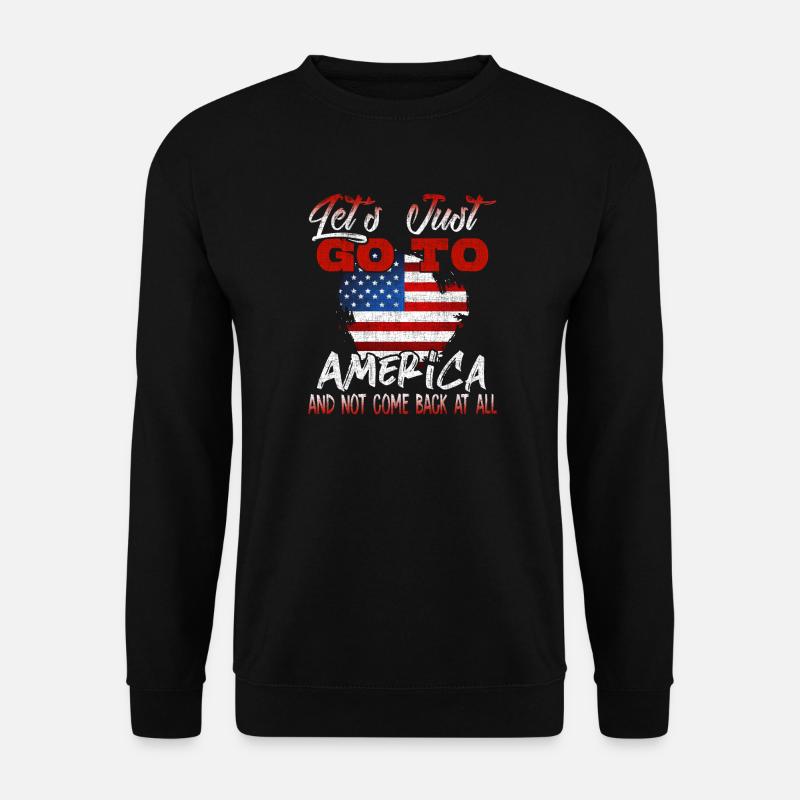 United States - Unisex Sweatshirt - black