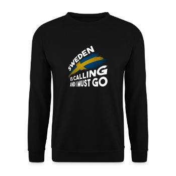 Suède - Sweat-shirt Unisexe - noir - Devant - Alina (178cm) & Michal (187cm)