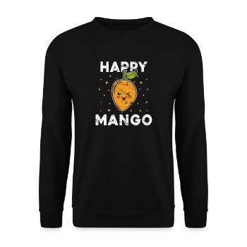 Mangue cadeau fruits fruits - Sweat-shirt Unisexe - noir - Devant - Alina (178cm) & Michal (187cm)