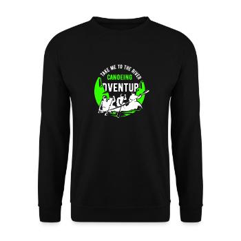 Canoë-kayak - Sweat-shirt Unisexe - noir - Devant - Alina (178cm) & Michal (187cm)