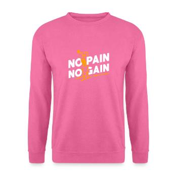 Homme de remise en forme - Sweat-shirt Unisexe - rose - Devant