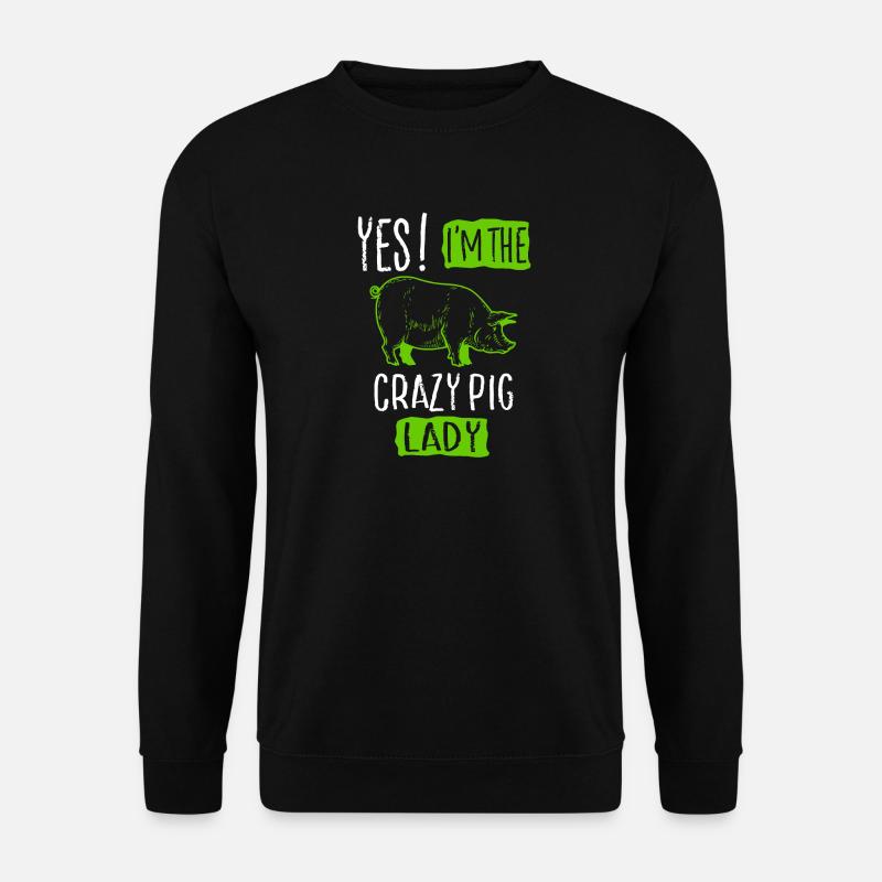 Schwein - Unisex Pullover - Schwarz