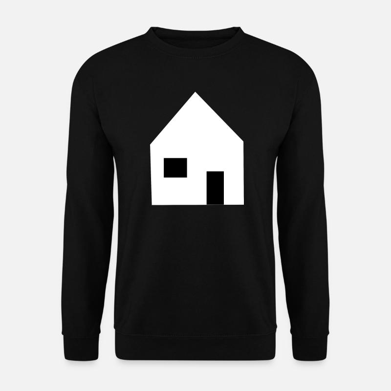 Accueil Maisons Immobilier - Sweat-shirt Unisexe - noir