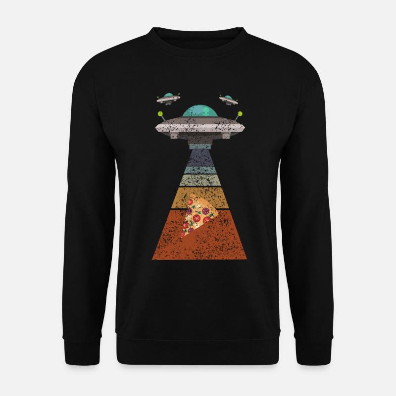 Pizza Ufo - Sweat-shirt Unisexe - noir
