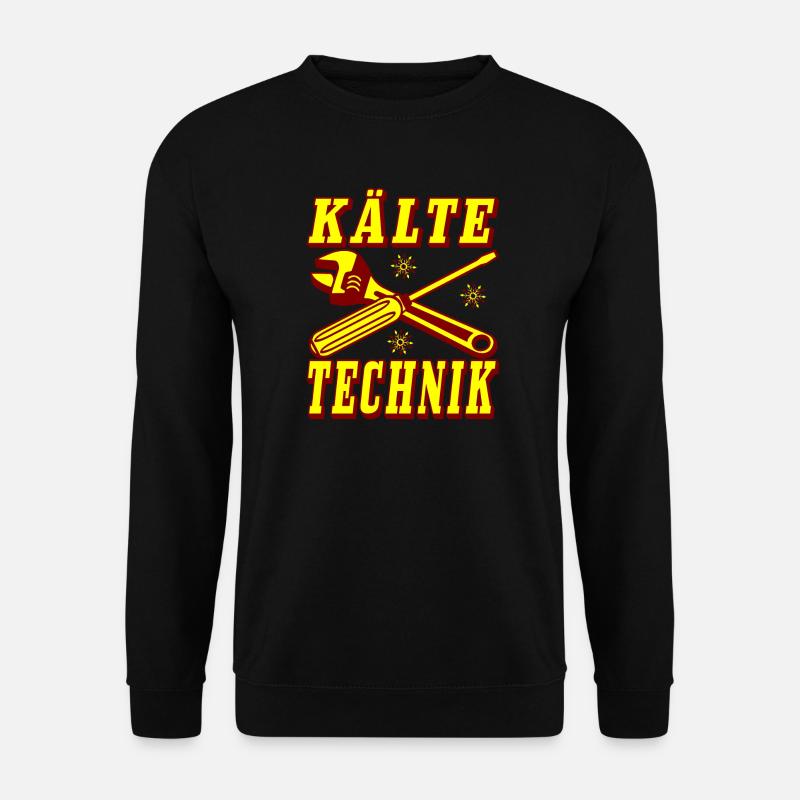 Kälte Technik Retro Design - Unisex Pullover - Schwarz