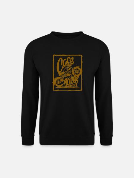 Vintage Motorcycle Sketch - Unisex Sweatshirt - black
