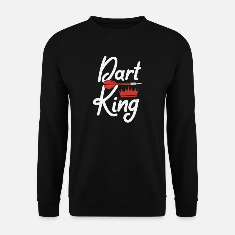 Dart Darts Dartspieler - Unisex Pullover - Schwarz