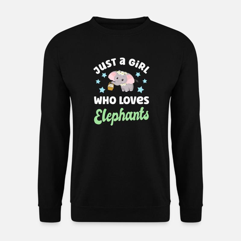 Elephant Elephants - Unisex Sweatshirt - black