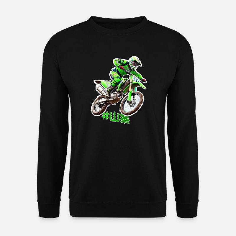 Motocross Stuntman - Unisex Pullover - Schwarz
