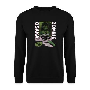 Osaka Zombie Girl - Unisex Pullover - Schwarz - Vorne - Alina (178cm) & Michal (187cm)