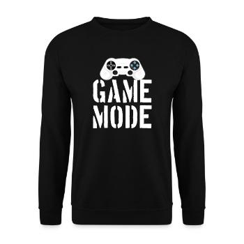 Game Mode - Unisex Pullover - Schwarz - Vorne - Alina (178cm) & Michal (187cm)