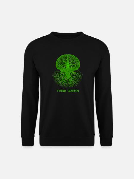 Think Green - Unisex Sweatshirt - black