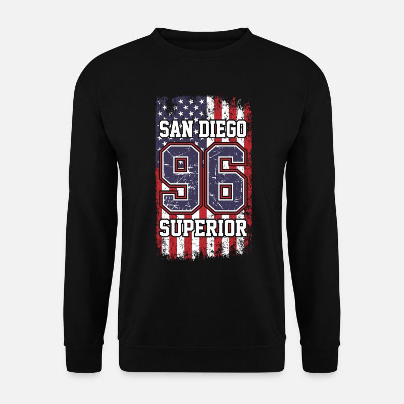 San Diego - Unisex Pullover - Schwarz