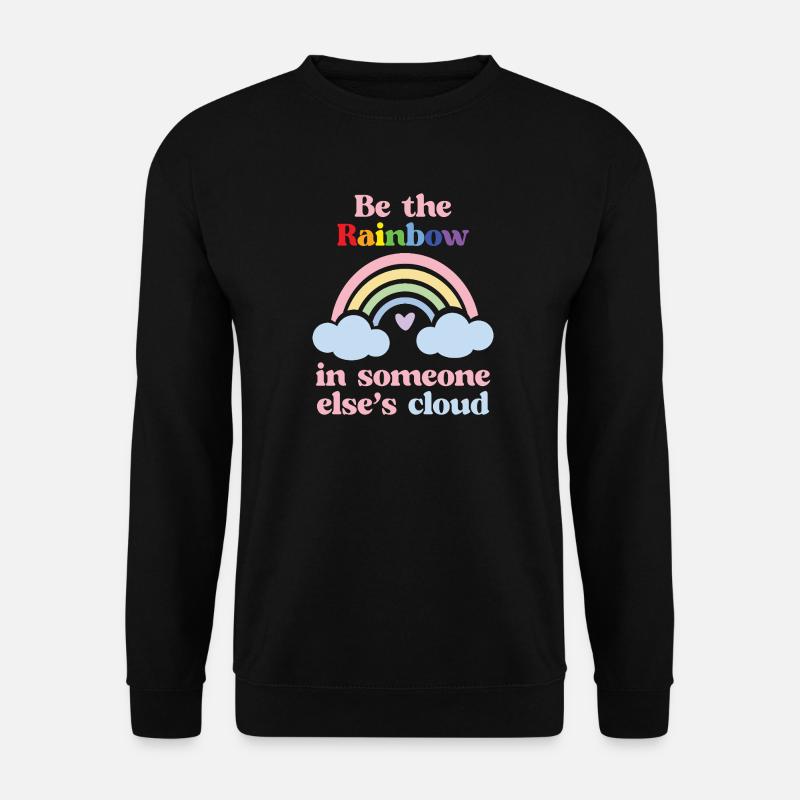 LGBTQ Pride Month - Be the Rainbow - Unisex Sweatshirt - black