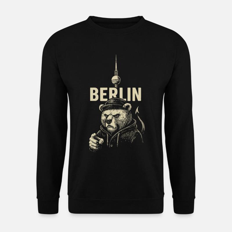 Hauptstadt Rebell - Unisex Pullover - Schwarz