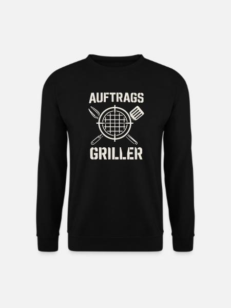 Auftrags Griller - lustiges Grill Shirt - Unisex Pullover - Schwarz