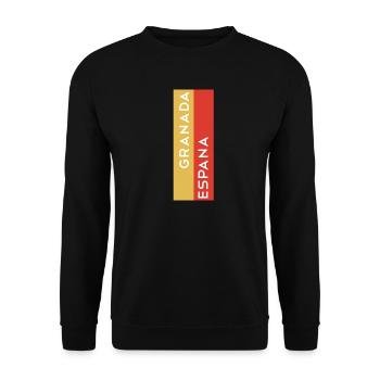 Granada - Unisex Sweatshirt - black - Front - Alina (178cm) & Michal (187cm)