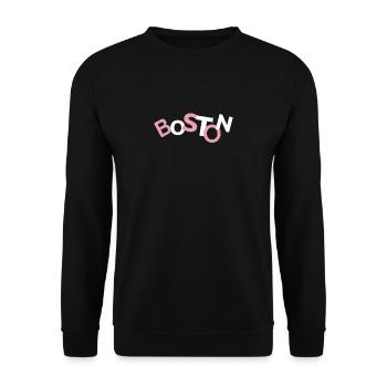 Boston Kochschürze - Unisex Pullover - Schwarz - Vorne - Alina (178cm) & Michal (187cm)