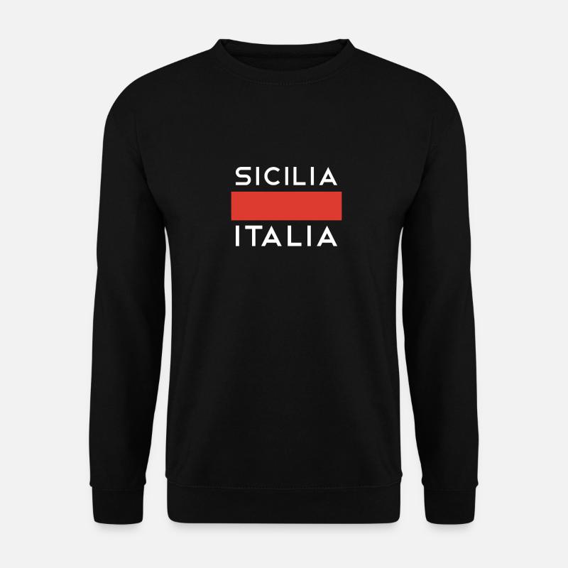 Sicily Pullover Hoodie - Unisex Sweatshirt - black