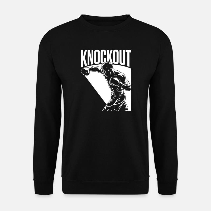 Knockout - Unisex Pullover - Schwarz