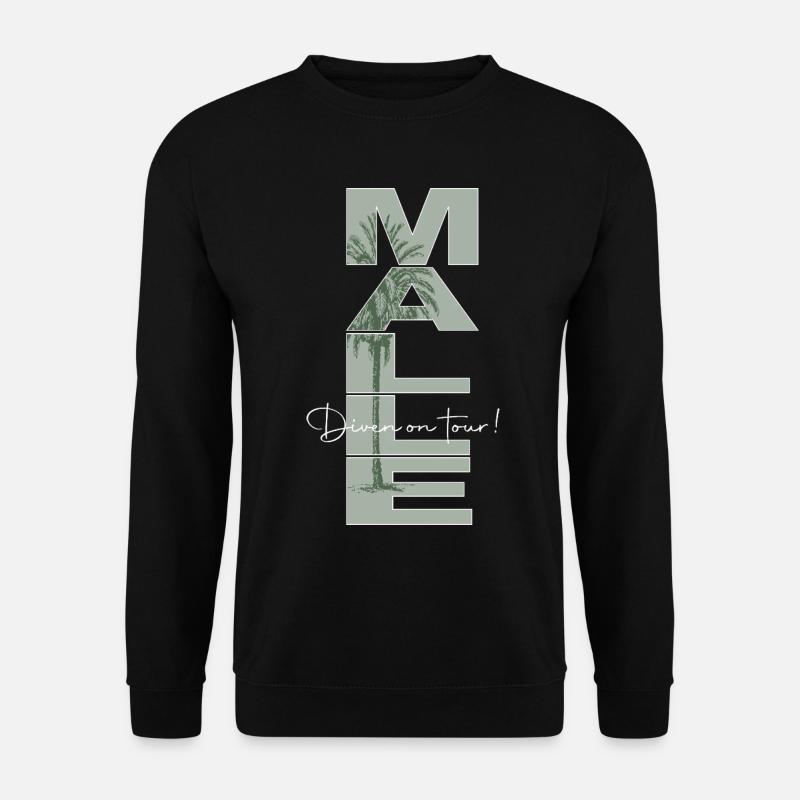Malle_Diven - Unisex Pullover - Schwarz