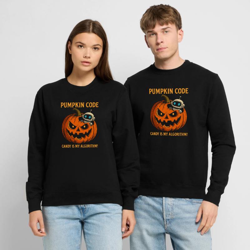 Pumpkin Code: Candy is My Algorithm ! Unisex Pullover