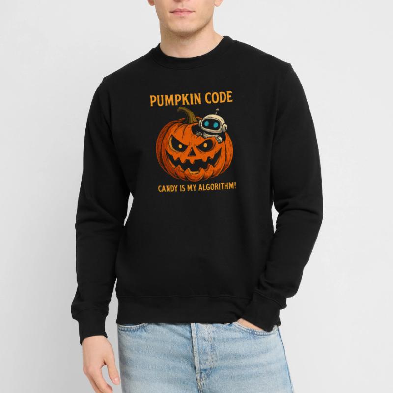 Pumpkin Code : Candy est mon algorithme ! Sweat-shirt Unisexe
