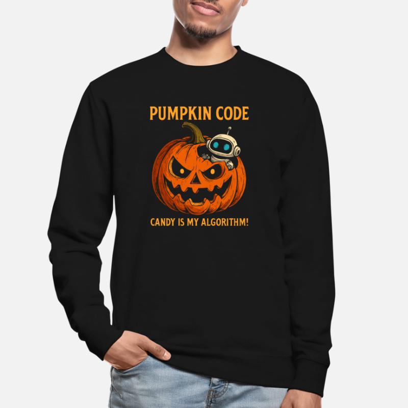 Pumpkin Code: Candy is My Algorithm ! Unisex Pullover